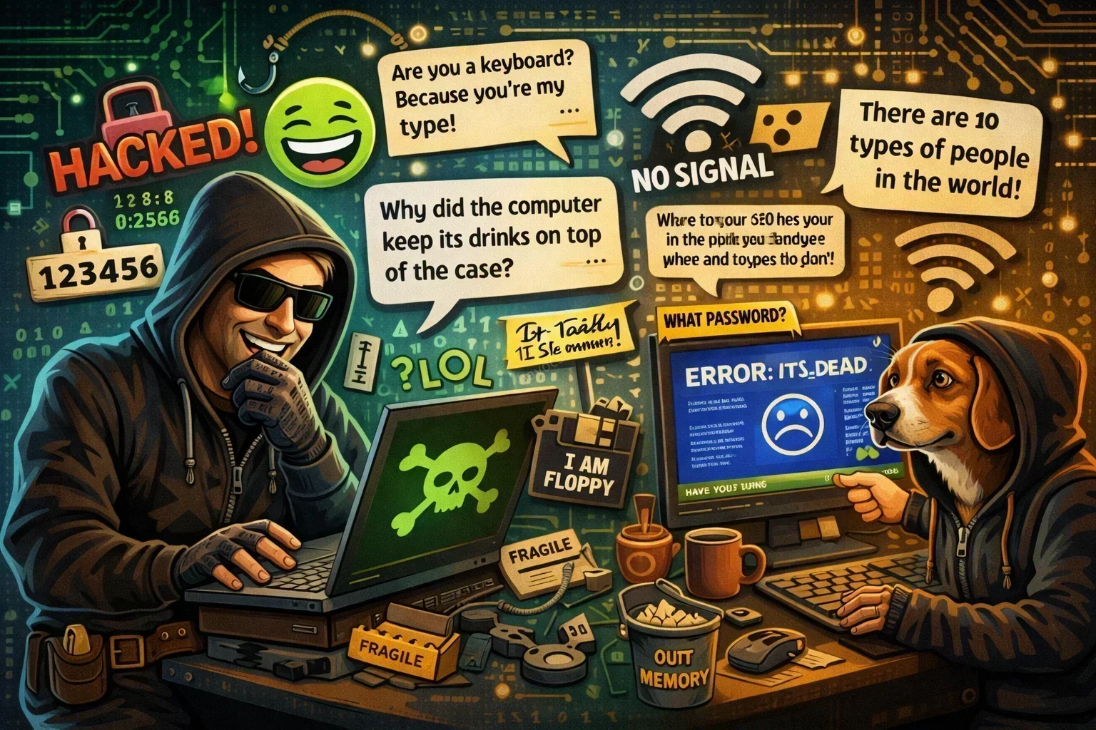 50 Hacker Jokes So Bad They're Actually Good (Guaranteed to Make Your Teammates Groan)